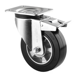 Tente Braked Swivel Castor Wheel, 350kg Capacity, 160mm Wheel
