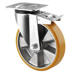 Tente Braked Swivel Castor Wheel, 600kg Capacity, 200mm Wheel