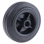 Guitel Hervieu Black Rubber Abrasion Resistant Trolley Wheel, 100kg