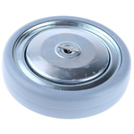 Tente Grey Rubber Non-Marking Trolley Wheel, 100kg