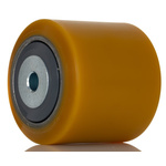 Tente Yellow Polyurethane Sealed Bearings Trolley Wheel, 800kg