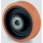 Tente Brown Polyurethane Corrosion Resistant Trolley Wheel, 1100kg