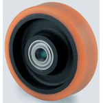 Tente Brown Polyurethane Corrosion Resistant Trolley Wheel, 700kg