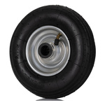 RS PRO Black Rubber Shock Absorbing Trolley Wheel, 75kg