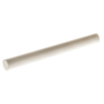 Machinable Glass Ceramic Rod, 100mm L, 10mm Diameter
