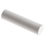 Machinable Glass Ceramic Rod, 100mm L, 25mm Diameter