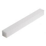 Machinable Glass Ceramic Square Bar, 100mm L, 10mm W, 10mm H