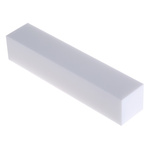 Machinable Glass Ceramic Square Bar, 100mm L, 20mm W, 20mm H