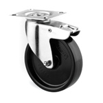 Tente Braked Swivel Castor Wheel, 40kg Capacity, 75mm Wheel