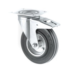 Tente Braked Swivel Castor Wheel, 70kg Capacity, 100mm Wheel