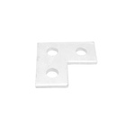 Hot Dipped Galvanised L Shape Bracket 3 Hole, 14mm Holes, 80 x 80 x 5mm