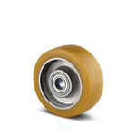 Tente Yellow Polyurethane Corrosion Resistant Trolley Wheel, 600kg