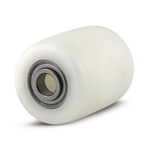 Tente White Polyamide Low Roll Resistence Trolley Wheel, 1200kg