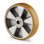 Tente Yellow Polyurethane Corrosion Resistant Trolley Wheel, 1600kg