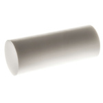 Machinable Glass Ceramic Rod, 100mm L, 40mm Diameter