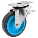 Guitel Hervieu Braked Swivel Castor Wheel, 350kg Capacity, 160mm Wheel