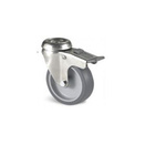 Guitel Hervieu Braked Swivel Castor Wheel, 60kg Capacity, 63mm Wheel