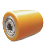 Guitel Hervieu Grey, Yellow Polyurethane Abrasion Resistant Trolley Wheel, 600kg