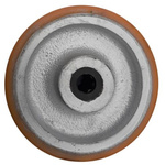 Guitel Hervieu Grey, Yellow Polyurethane Abrasion Resistant Trolley Wheel, 230kg