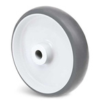 Guitel Hervieu Grey Thermoplastic Rubber Quiet Operation Trolley Wheel, 60kg