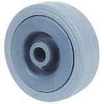 Guitel Hervieu Grey Thermoplastic Rubber Quiet Operation Trolley Wheel, 30kg