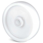 Guitel Hervieu White Polypropylene Impact Resistant Trolley Wheel, 50kg