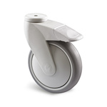 Guitel Hervieu Braked Swivel Castor Wheel, 100kg Capacity, 125mm Wheel