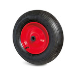 Guitel Hervieu Black, Red Rubber Quiet Operation Trolley Wheel, 200kg