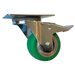 Guitel Hervieu Braked Swivel Castor Wheel, 180kg Capacity, 80mm Wheel