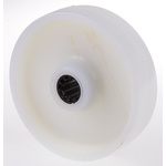 LAG White Polyamide Hygienic, Low Rolling Resistance, Non-Marking Trolley Wheel, 400kg