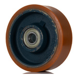 LAG Blue, Orange Polyurethane Abrasion Resistant, High Load Capacity, Laceration Resistant, Non-Marking Trolley Wheel,