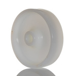 LAG White Polyamide Hygienic, Low Rolling Resistance, Non-Marking Trolley Wheel, 150kg
