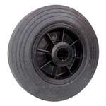 Guitel Hervieu Black Rubber Trolley Wheel, 175kg