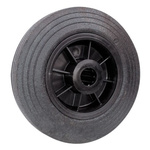 Guitel Hervieu Black Rubber Abrasion Resistant Trolley Wheel, 200kg