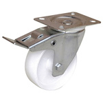 Guitel Hervieu Braked Swivel Castor Wheel, 100kg Capacity, 100mm Wheel