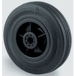 Guitel Hervieu Black Rubber Abrasion Resistant Trolley Wheel, 150kg