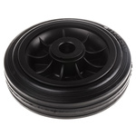 LAG Black Rubber Quiet Operation, Shock Absorbing Trolley Wheel, 135kg
