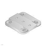 Bosch Rexroth Aluminium Base Plate, 15 x 135 x 135mm