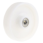LAG White Polyamide Hygienic, Low Rolling Resistance, Non-Marking Trolley Wheel, 600kg