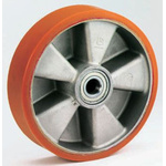 LAG Grey, Orange Polyurethane Abrasion Resistant, High Load Capacity, Laceration Resistant, Non-Marking Trolley Wheel,