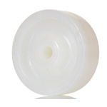 LAG White Polyamide Hygienic, Low Rolling Resistance, Non-Marking Trolley Wheel, 450kg