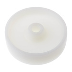 LAG White Polyamide Hygienic, Low Rolling Resistance, Non-Marking Trolley Wheel, 400kg