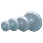 LAG White Polyamide Hygienic, Low Rolling Resistance, Non-Marking Trolley Wheel, 600kg