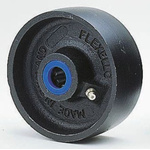 Flexello Cast Iron Shock Absorbing Trolley Wheel, 300kg