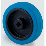 Tente Blue Rubber Abrasion Resistant Trolley Wheel, 250kg