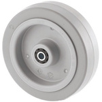 Tente Grey Rubber Abrasion Resistant Trolley Wheel, 400kg