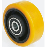8888 Yellow Polyurethane Abrasion Resistant, Corrosion Resistant Trolley Wheel, 550kg