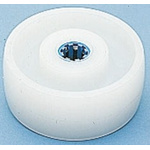 LAG White Polyamide Hygienic, Low Rolling Resistance, Non-Marking Trolley Wheel, 300kg