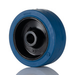 LAG Black, Blue Rubber Non-Marking, Quiet Operation, Shock Absorbing Trolley Wheel, 150kg