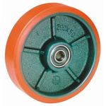 LAG Blue, Orange Polyurethane Abrasion Resistant, High Load Capacity, Laceration Resistant, Non-Marking Trolley Wheel,